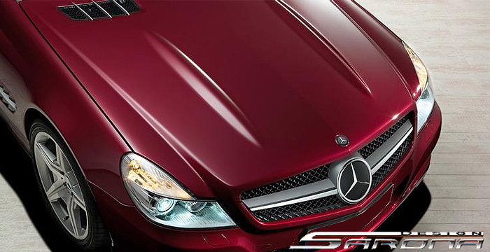 Custom Mercedes SL Hood  Convertible (2009 - 2012) - $890.00 (Manufacturer Sarona, Part #MB-001-HD)